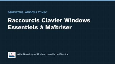 Illustration du guide : Raccourcis Clavier Windows Essentiels à Maîtriser
