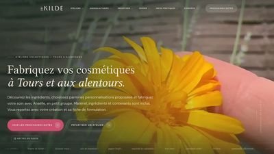 Aperçu du site Kilde.fr