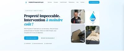 Aperçu du site NGS Propreté 37
