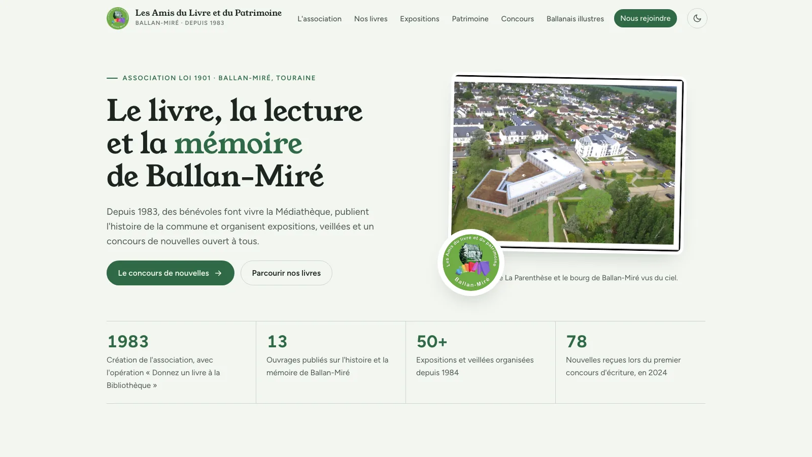 Réalisation – Les Amis du Livre et du Patrimoine