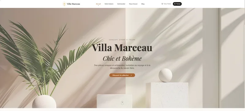 Réalisation web – Site vente Décoration et Accessoires de la maison